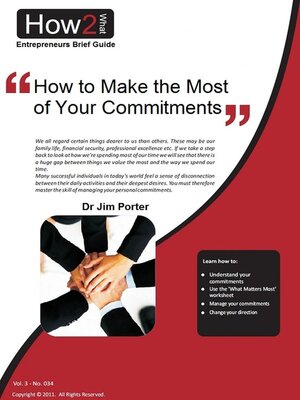 cover image of How to Make Most of Your Commitments
